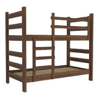 Beliche - Vira 2 Camas - Para Colchão 78/88 X 188Cm Dubai Multimóveis Vcr4137 Imbuia - 3