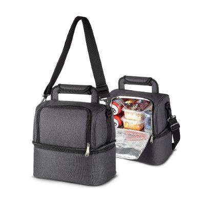 Bolsa Térmica Cinza 2 Em 1 Com Alça Easy Summer