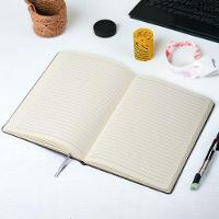 Caderno Com Capa Dura Em Bambu Com Suporte De Caneta Cinza - 4