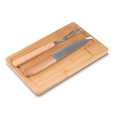 Kit Para Churrasco Com 3 Peças Bbq Easy