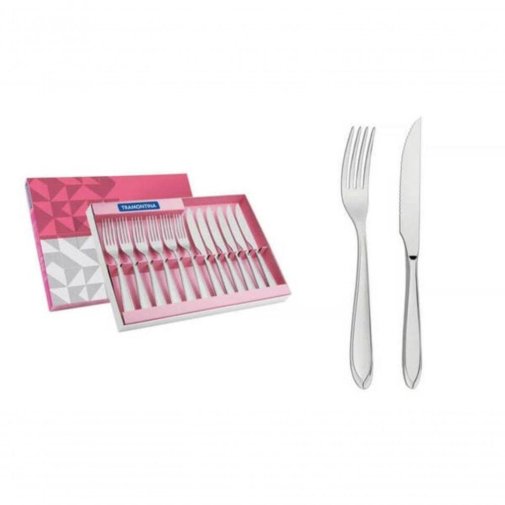 Jogo Para Churrasco Tramontina Laguna Em Aço Inox 12 Peças - 1