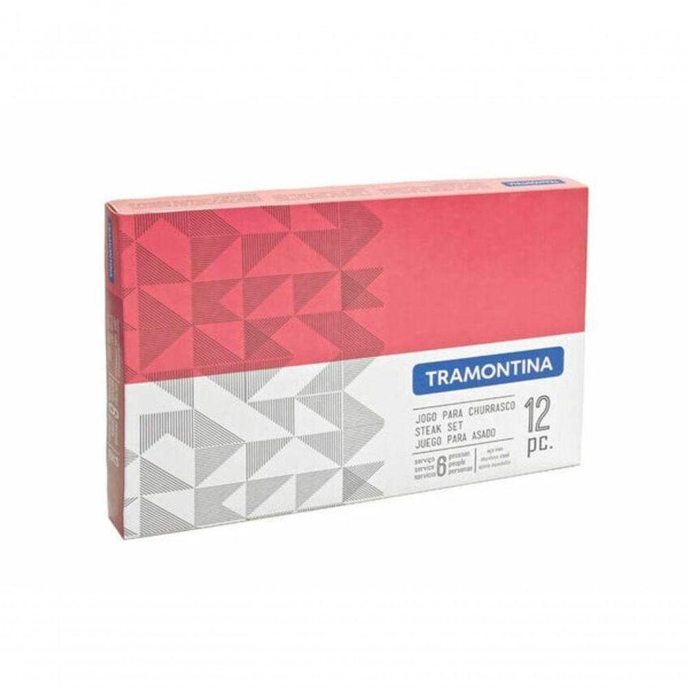 Jogo Para Churrasco Tramontina Laguna Em Aço Inox 12 Peças - 3