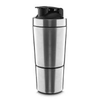 Garrafa Coqueteleira Inox 750ml Com Copo Adicional E Mola Misturadora - 1
