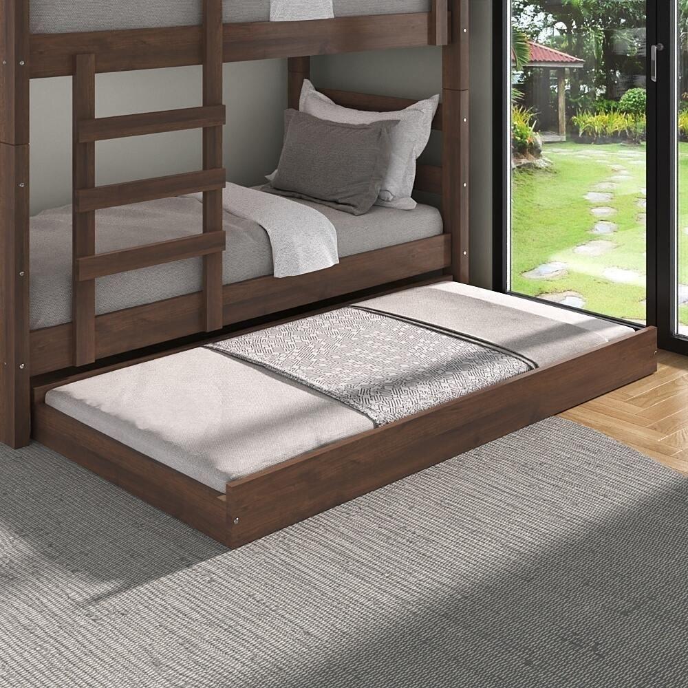Cama Auxiliar Solteiro p/ Colchão 78 X 188cm Multimóveis Cr35091 Imbuia - 4