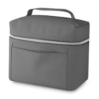 Bolsa Térmica 5l Elegante Para Lanches E Marmitex Portátil Com Alça Grafite - 1