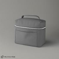 Bolsa Térmica 5l Elegante Para Lanches E Marmitex Portátil Com Alça Grafite - 2