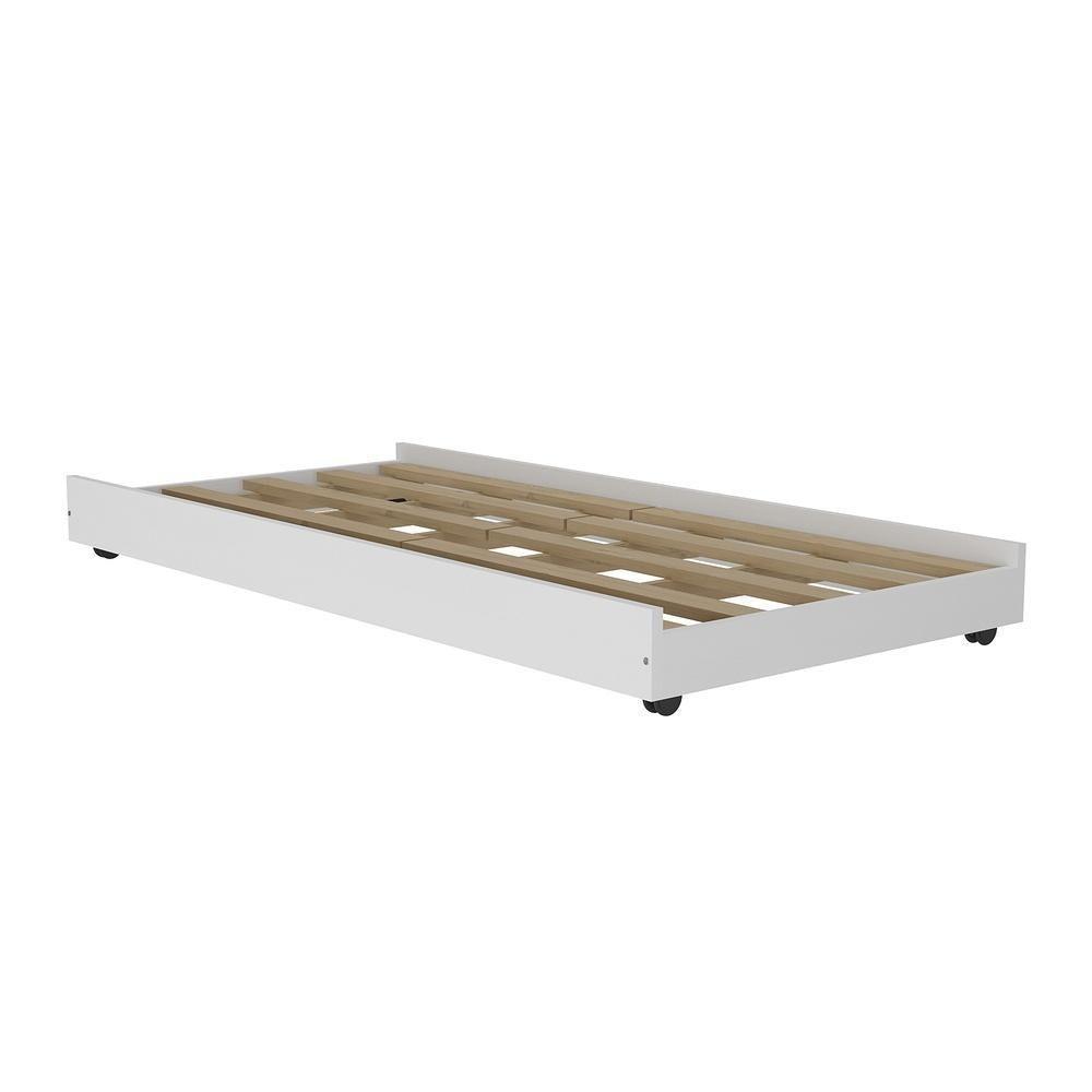 Cama Auxiliar Solteiro Com Colchão Incluso Multimóveis Cr35104 Branco - 4