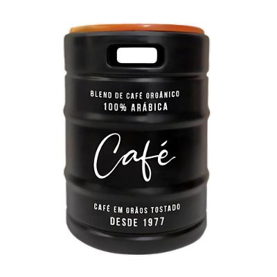 Banco Conversível Barril De Café - Móvel Estiloso Para Decoração Externa