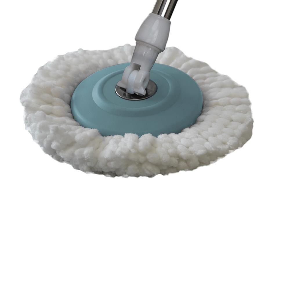 Mop Rotatório Azul Petróleo 9l Com Balde E Cesto - Limpeza Eficiente E Estilosa - 4