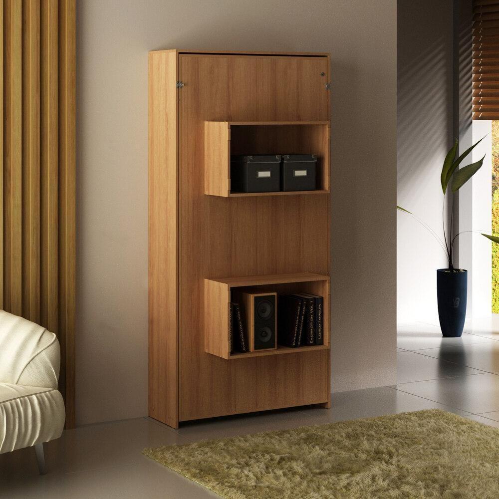 Cama Articulada Solteiro Para Colchão 88 X 188Cm Multimóveis Vcr35035 Amêndoa Amêndoa - 2