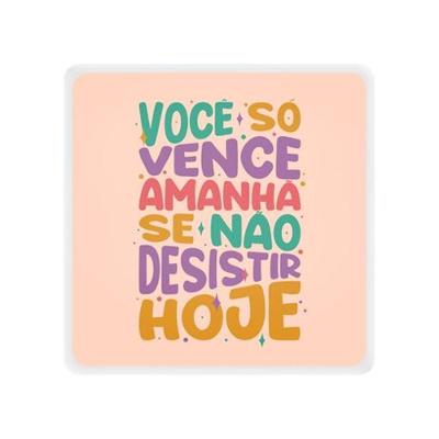 Luz Inspiradora Box Slim Usb Nunca Desista - Transforme Seu Ambiente Com Estilo!