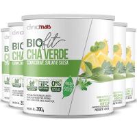 Kit 5 Solúvel Biofit Chá Verde Adoçado Com Estévia 200g Clinicmais - 1