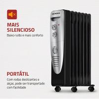 Aquecedor A óleo Mondial A-06 Preto Com Prata 127V - 2