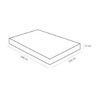 Colchão Physical Resistente "Liso" Viúva (128X188X12) - Suporte Ideal Para Pessoas Até 60Kg Ortobom - 5