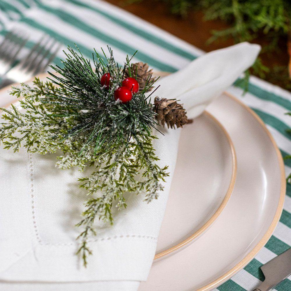 Anel De Guardanapo Copa E Cia Avulso Natal Azevinho - 3