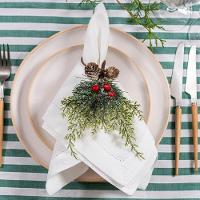 Anel De Guardanapo Copa E Cia Avulso Natal Azevinho - 2