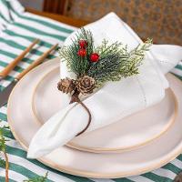 Anel De Guardanapo Copa E Cia Avulso Natal Azevinho - 4