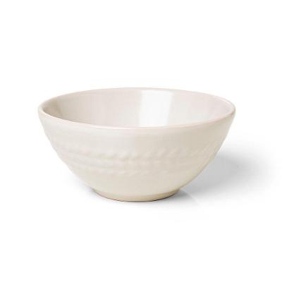 Bowl Copa E Cia Tramato Em Cerâmica Ivory