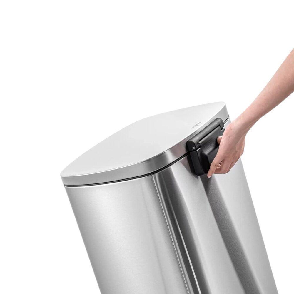 Lixeira Inox Retangular 12l Com Pedal - Sofisticação E Funcionalidade Para Seu Lar - 3
