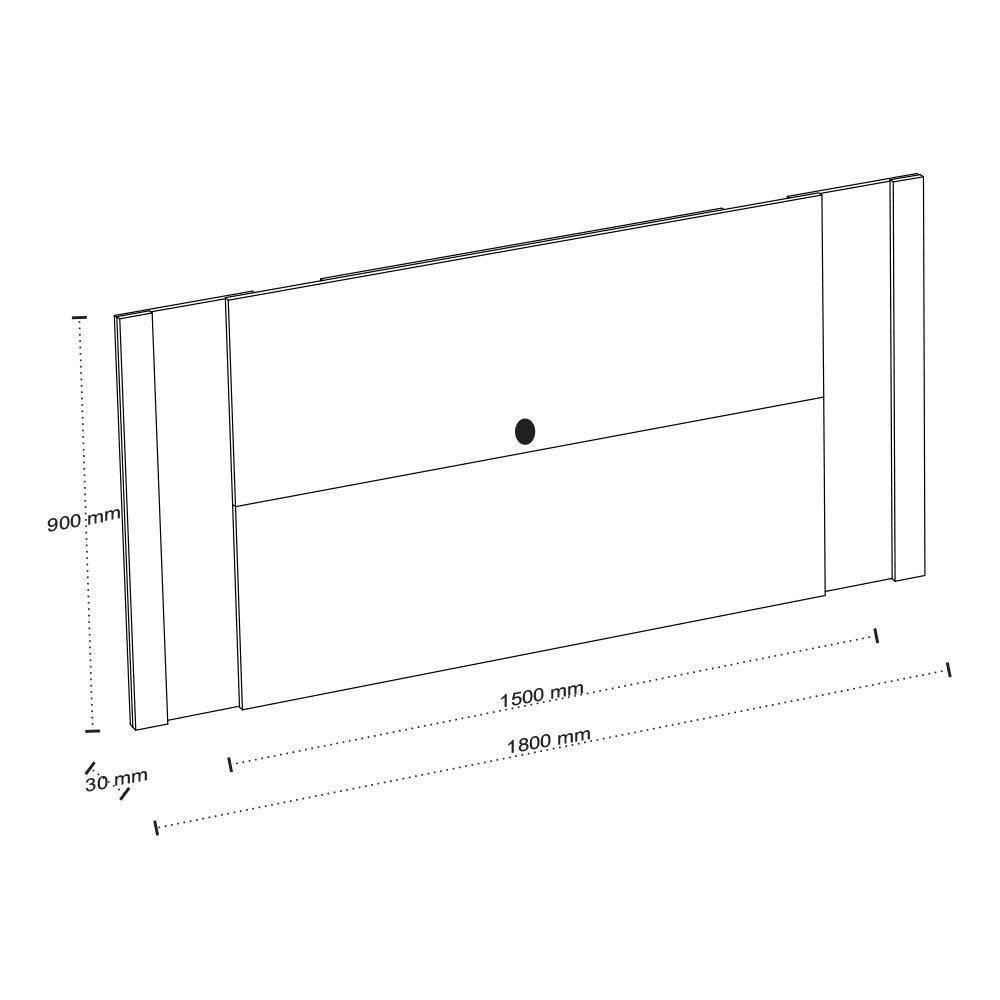 Painel Extensível Real Pérola Metalizado-amêndoa Para Tv Até 65? - Mobler Pérola Metalizado-amêndoa - 4