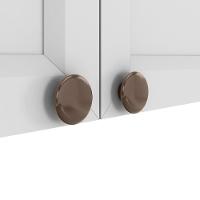 Armário Aéreo Unna 3 Portas 120cm Branco - Poliman Móveis Branco - 3