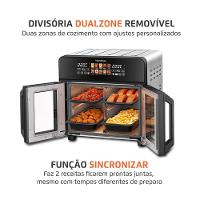 Air Fryer Forno 25L French Door Mondial Preto/Inox 2000W AFDO-25L-FD 220V - 3