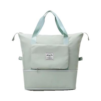 Bolsa De Viagem Mochila Dobrável Grande Impermeável Verde Claro