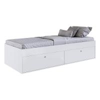 Cama Solteiro 4 Portas Para Colchão 188x78cm Multimóveis Cr40090 Branca Branco - 1