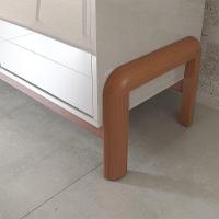 Buffet Aparador Para Sala De Jantar 4 Portas Elisa Off White/jequitiba - 5