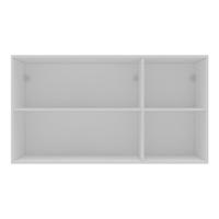 Armário De Cozinha Americana Aéreo 120cm 3 Portas Multimóveis Cr20489 Branco-Azul - 4