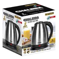 Chaleira Inox Elétrica 2 Litros 220v água Chimarrão Chá Café - 3