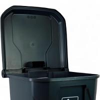 Cesto De Lixo Com Pedal 50l - Elegância E Funcionalidade Para Ambientes Externos - 4