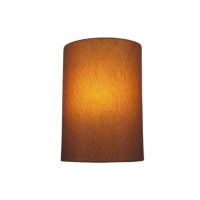 Arandela Meia Cana Retro Vivare Md-2003 Cúpula Em Tecido 25/18x10cm - Bivolt Palha 127/220v