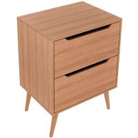 Gabinete Para Banheiro 60 Cm 2 Gavetas Robin Amêndoa - 1