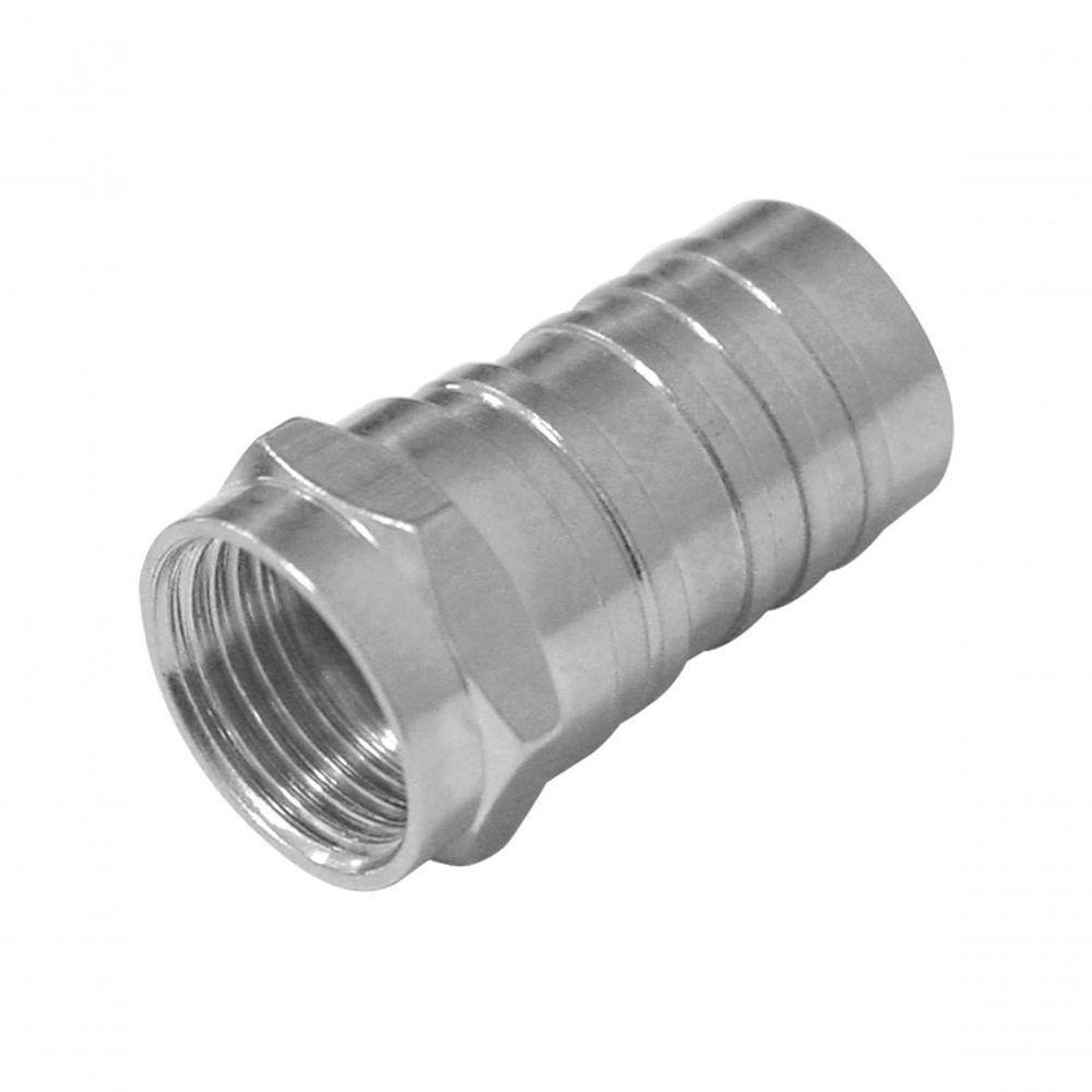 Conector F P- Crimpar Rg 06 - Ev15 (pacote Com 10) - Pc - 10 - 1