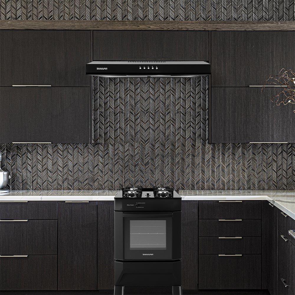 Depurador E Exaustor Slim 60cm Suggar DPS162PT Preto 220V - 6