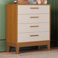 Cômoda Infantil Flip 4 Gavetas Areia Fosco-savana - Reller Móveis Areia Fosco-savana - 2