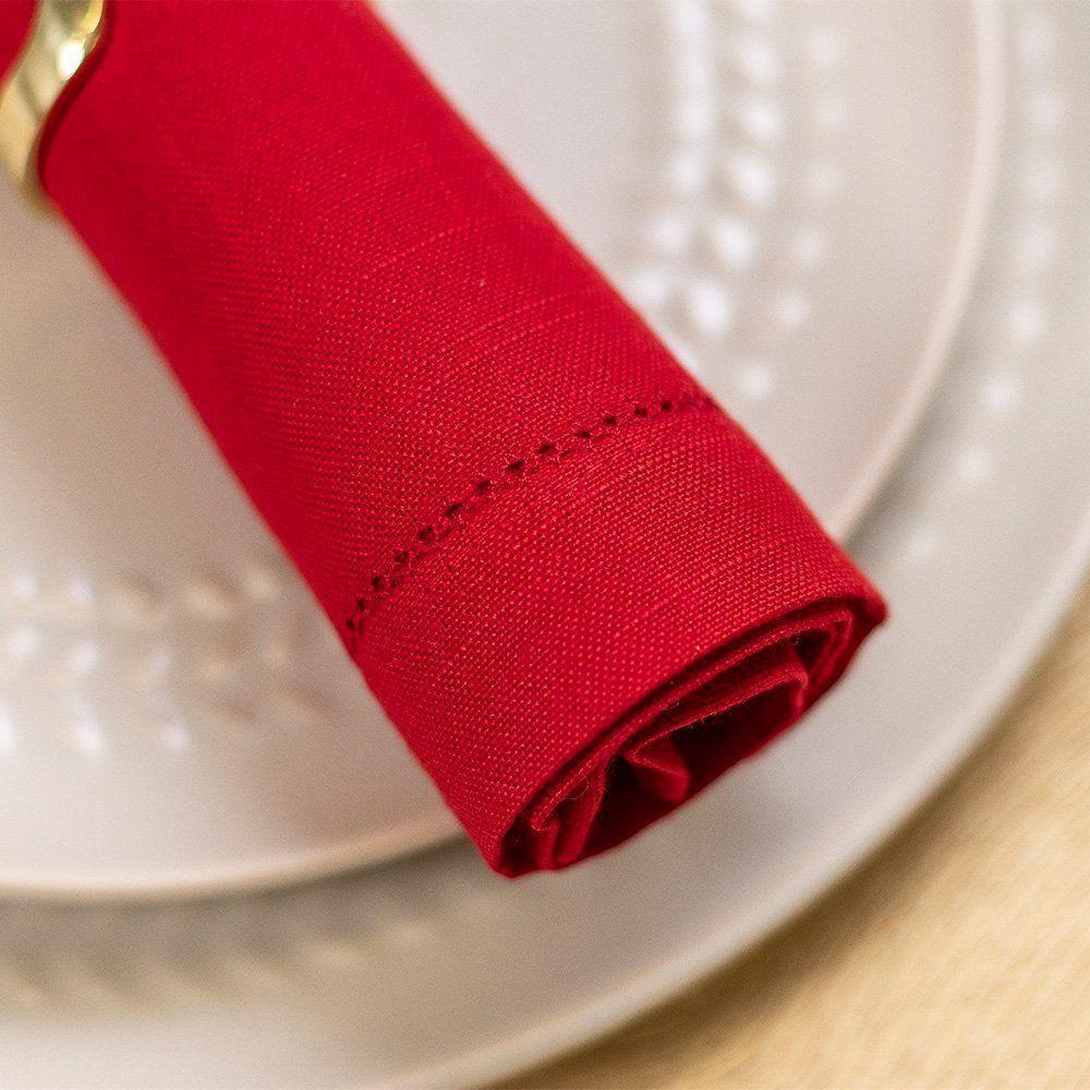 Guardanapo Copa E Cia Avulso Tekapo Vermelho - 3