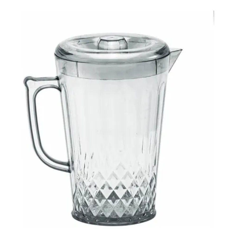 Jarra Com Tampa 2l + 4 Copos Acrílico Suco E Água - 4