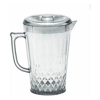 Jarra Com Tampa 2l + 4 Copos Acrílico Suco E Água