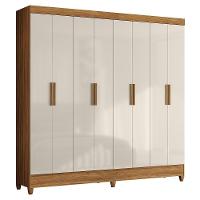 Guarda Roupa Casal Marajó 8 Portas Freijó-off White - Moval Freijó-off White - 1