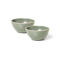 Jogo De Bowl Copa E Cia 2 Peças Vivant Em Cerâmica Sálvia - 1