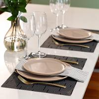 Jogo Americano Copa E Cia Avulso Loom 35x48 Cm Grafite - 3