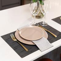 Jogo Americano Copa E Cia Avulso Loom 35x48 Cm Grafite - 5