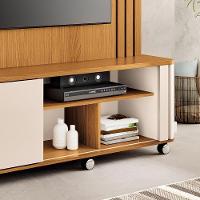 Estante Home Theater Trinus Cinamomo-off White Para Tv Até 70? - Hb Móveis Cinamomo-off White - 6