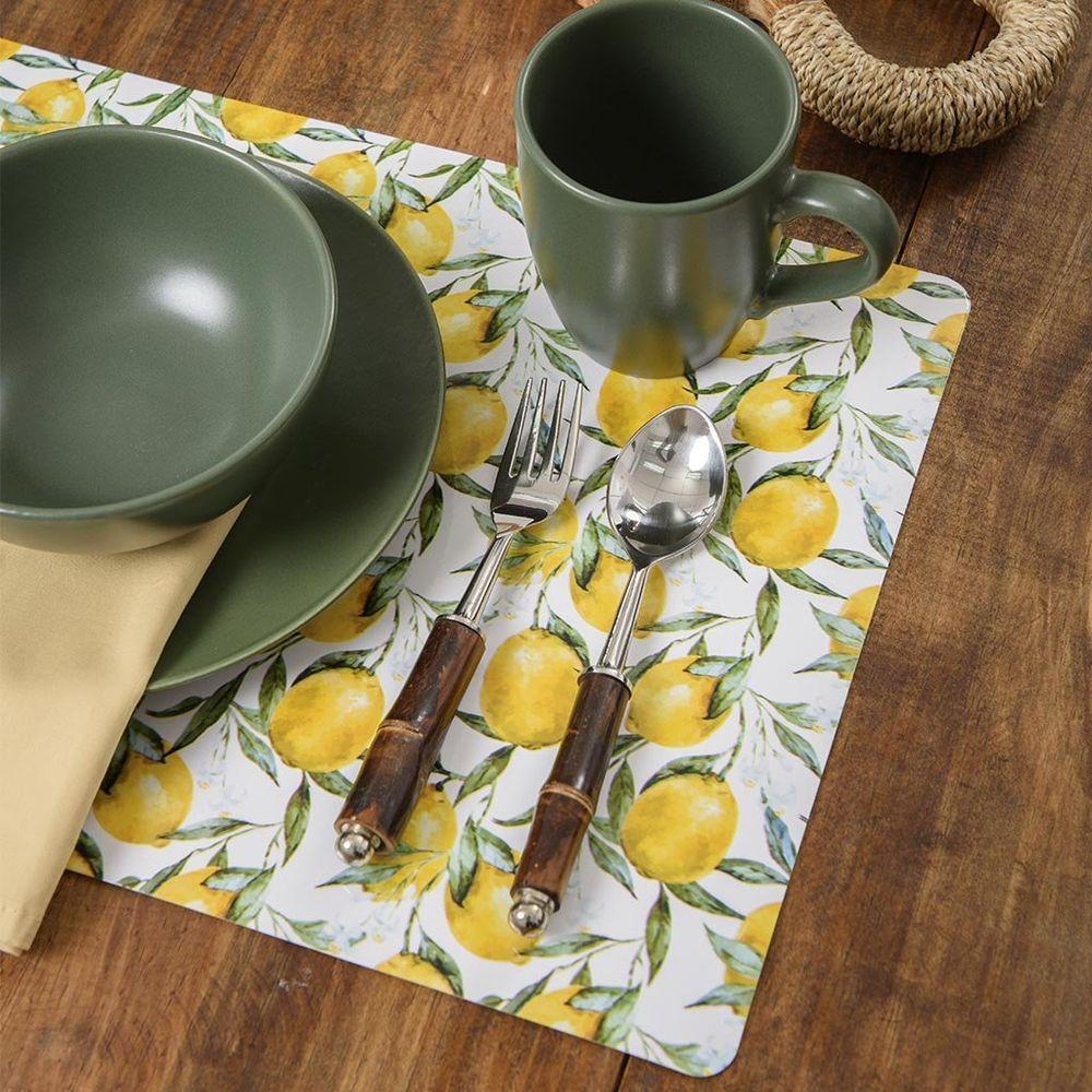 Jogo Americano Copa E Cia Avulso Pvc Print Lemon - 3