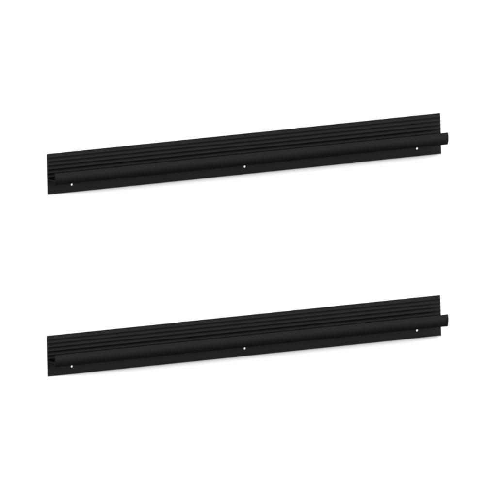 Kit 2 Puxadores 49,3cm Para Armário Cozinha Aéreo 150cm Veneza Multimóveis Mp3087 Preto - 1