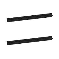 Kit 2 Puxadores 59,2cm Para Armário Cozinha Aéreo-balcão 120cm Veneza Multimóveis Mp3080 Preto - 1