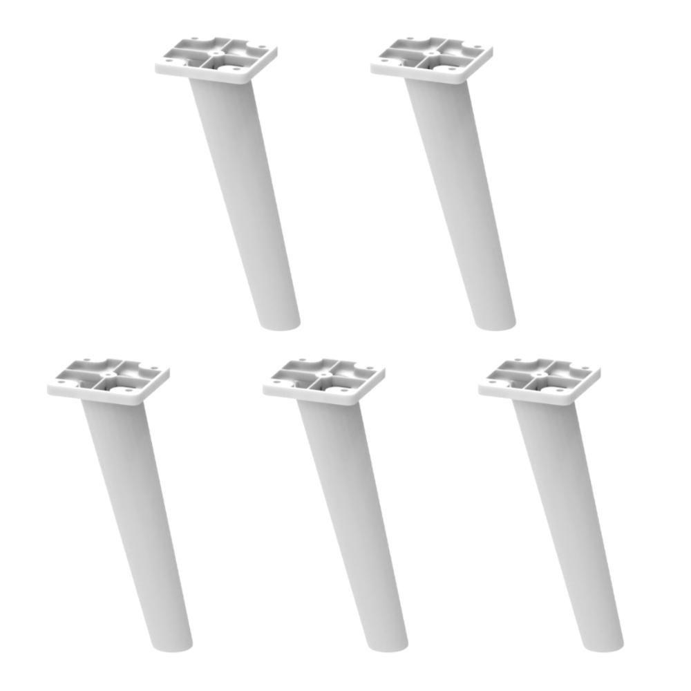 Kit 5 Pés Palito Retrô Para Balcão 120cm-balcão 105cm Veneza Multimóveis Mp3078 Branco - 1