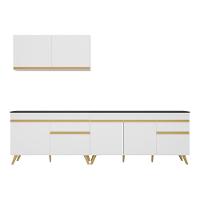 Cozinha Compacta Veneza Gw Mp2076 Com Armário E Balcão Branca - 1